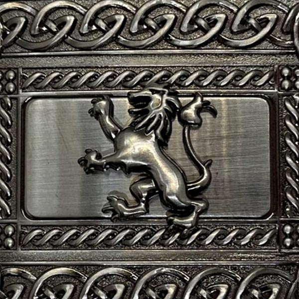 Brass Celtic Belt Buckle - Artisans of Scotland