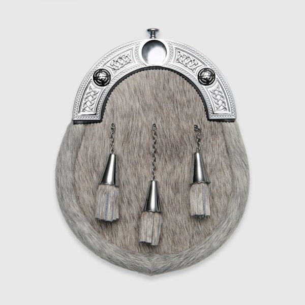 Grey Bovine Dress Sporran