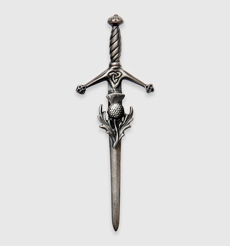 thistle kilt pin