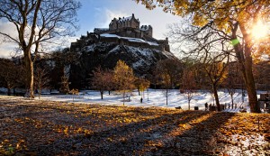 Edinburgh Castle from Princes Street Gardens