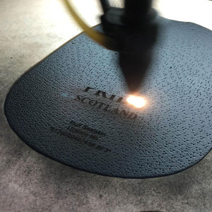 Sporran Back Laser Etching