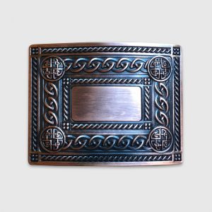 Copper Celtic Belt Buckle