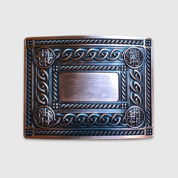 Copper Celtic Belt Buckle