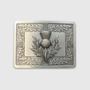 Classic Thistle Belt Buckle
