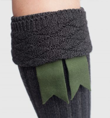 Green Muted Kilt Flash