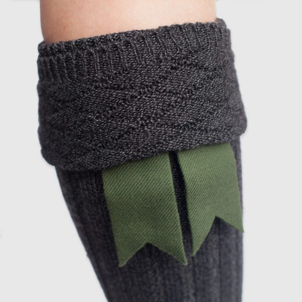 Green Muted Kilt Flash