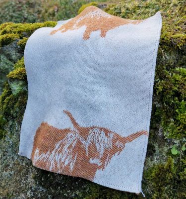 Highland Cow Throw Prodduct Shot