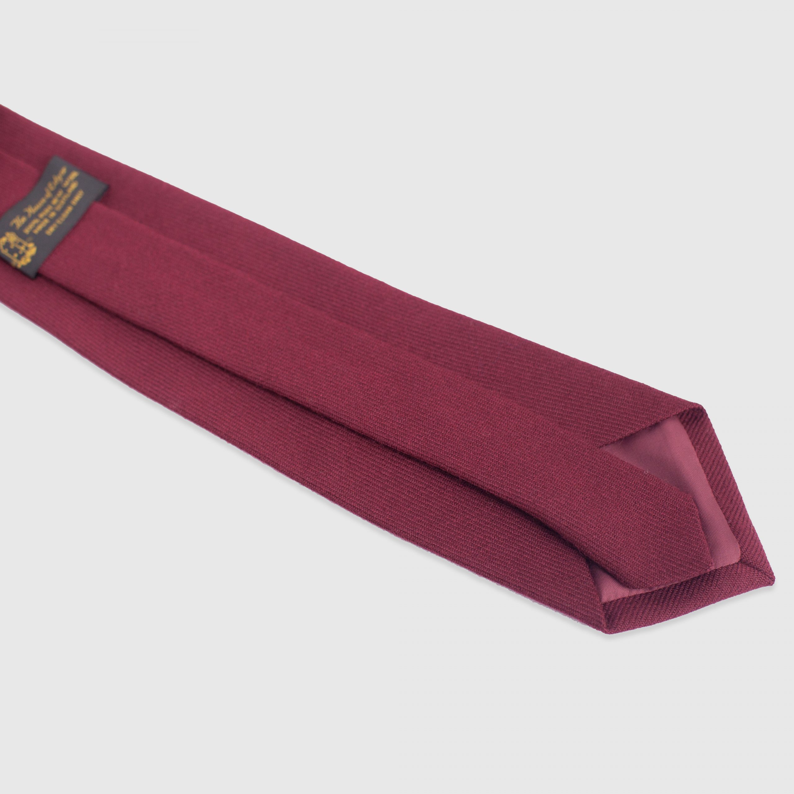 Ruby Modern Twill Tie - Artisans of Scotland