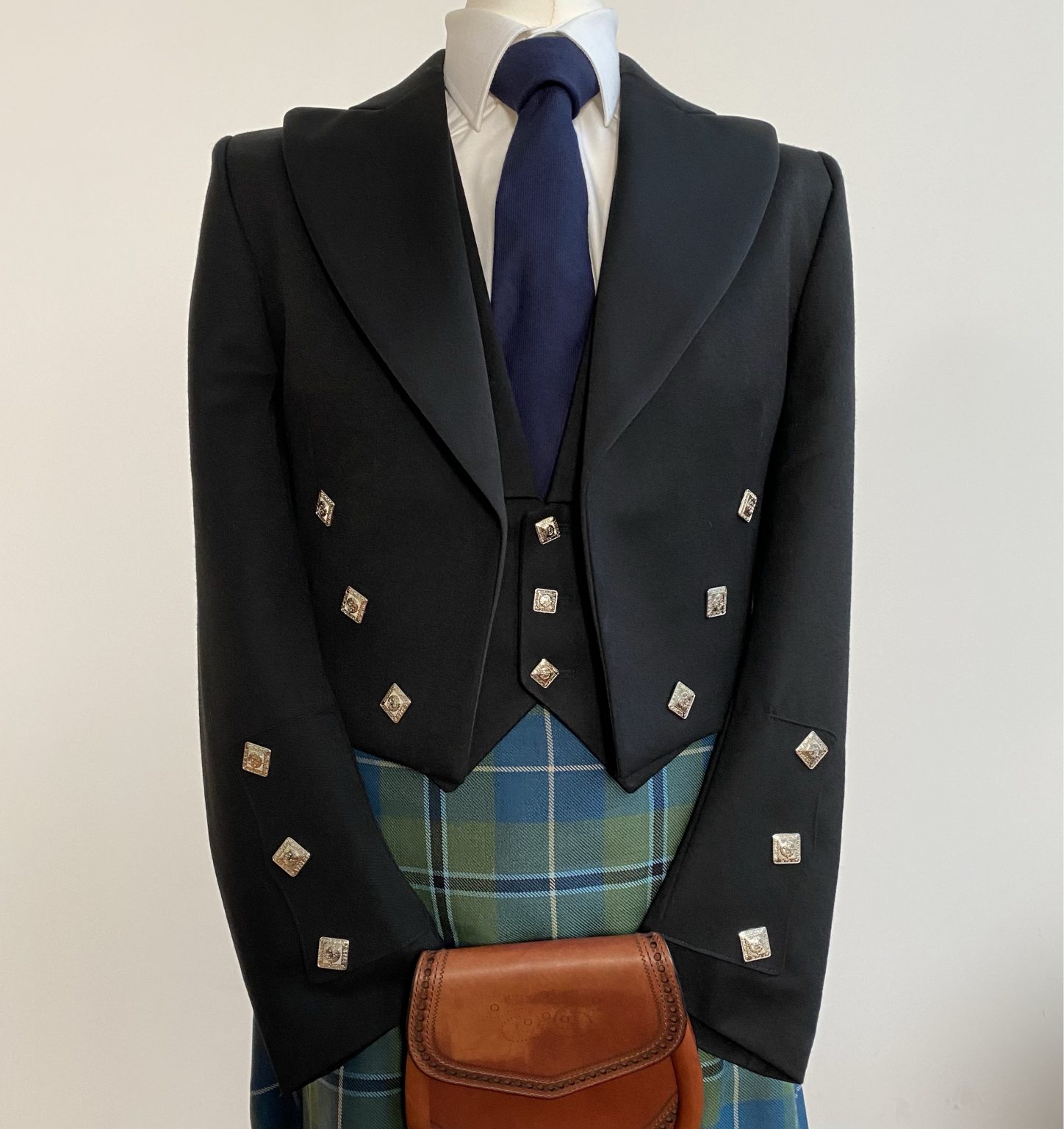 Prince Charlie Jacket Black Artisans of Scotland